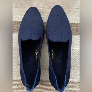 Rothy's Deep Blue Knit Loafers